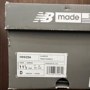 New Balance M992DA No Longer Made , Collectors Edition 🔥🔥🔥🔥 Exclusive ‼️